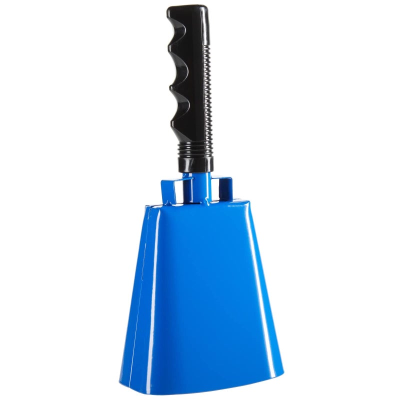 Blue Panda Cowbells for Sporting Events - 9.5-Inch Blue Cowbell with Handle, Pack of 2 - Sports Noise Makers for Football & Soccer - Image 4
